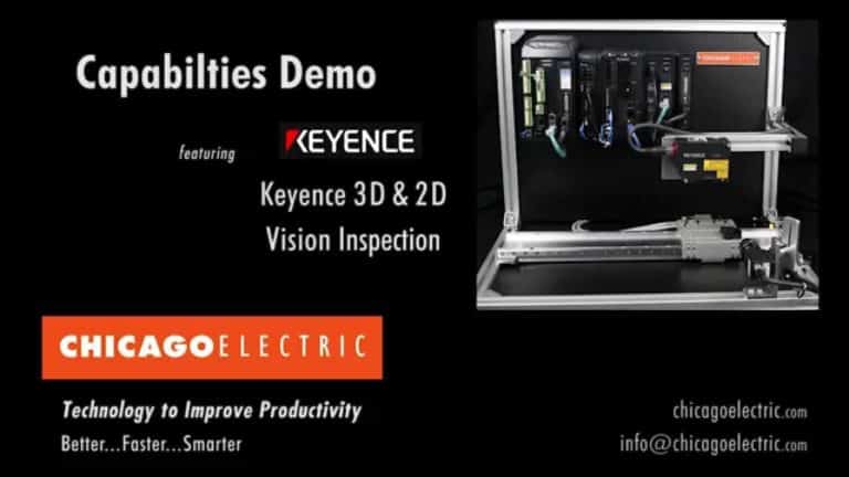 Capabilities Demo – Keyence 3D & 2D Vision Inspection